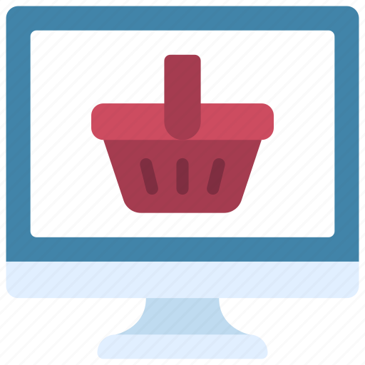 Computer, basket, ecommerce, shopping icon - Download on Iconfinder