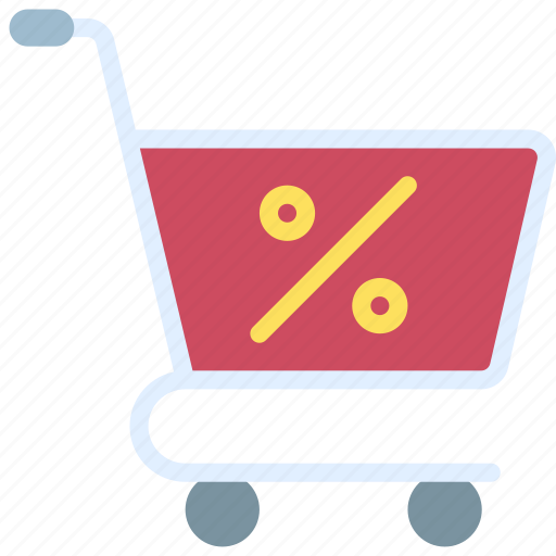 Discount, shopping, cart, offer, trolley icon - Download on Iconfinder