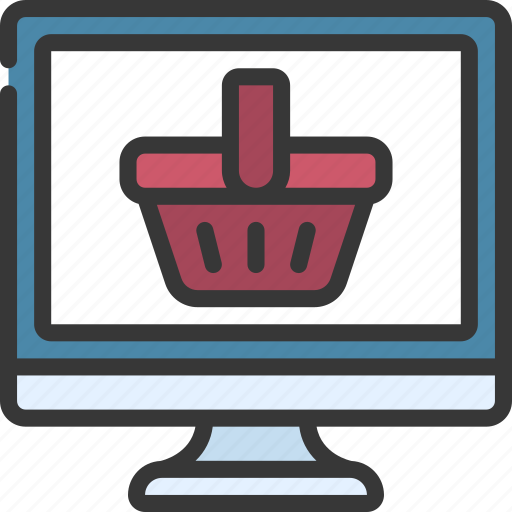 Computer, basket, ecommerce, shopping icon - Download on Iconfinder