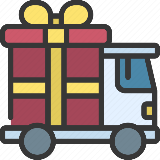 Deliver, gift, delivery, logistics icon - Download on Iconfinder