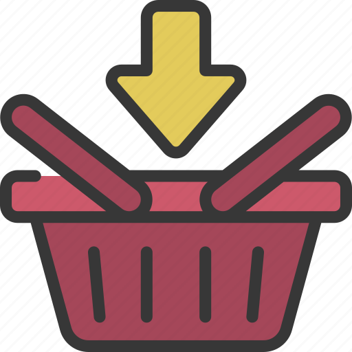 Fill, basket, add, to, cart icon - Download on Iconfinder