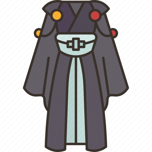Samurai, cloak, garment, cape, wear icon - Download on Iconfinder