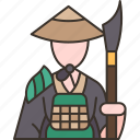 samurai, ronin, fighter, ancient, japan