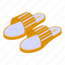 rubber, sandals, isometric