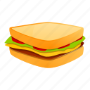bar, frame, retro, sandwich