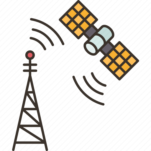 Signal, transmission, satellites, broadcast, telecommunication icon - Download on Iconfinder