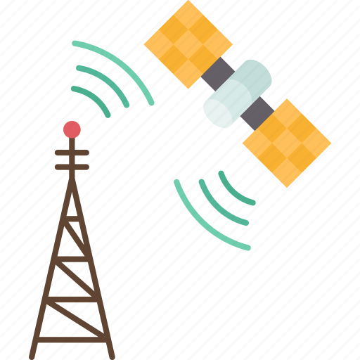 Signal, transmission, satellites, broadcast, telecommunication icon - Download on Iconfinder
