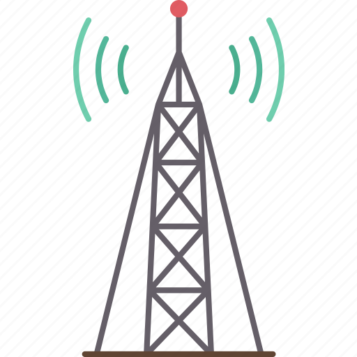 Transmitting, antenna, broadcast, media, communication icon - Download on Iconfinder