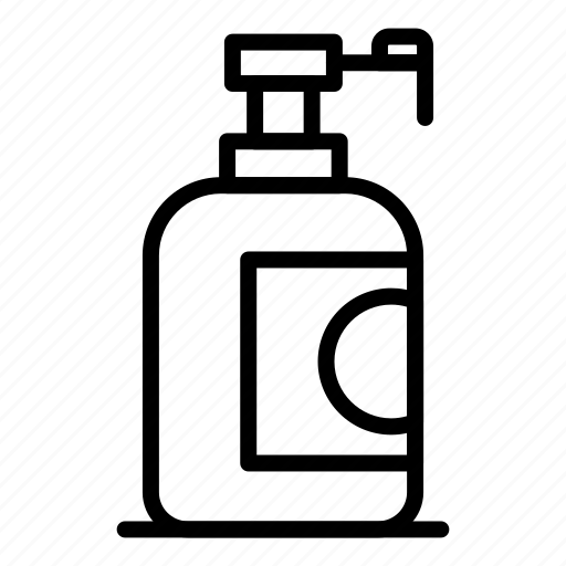 Bottle, clear, cosmetic, gel, shower, soap, wash icon - Download on Iconfinder