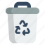 trash can, bin, garbage, recycle 