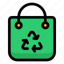 eco bag, recycle, tote bag, bag