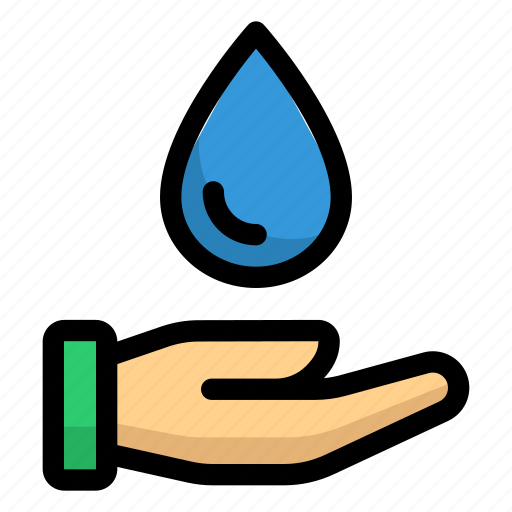 Save water, water, clean water, drop icon - Download on Iconfinder