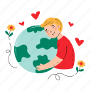 boy holding earth, love earth, kid, holding, save the planet, earth day, world environment day, earth, nature