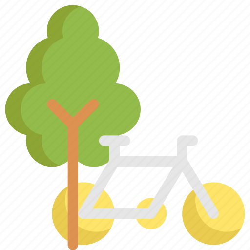 Bicycle, ecology, environment, park, save, world icon - Download on Iconfinder