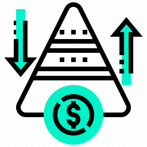 Cash, fund, money, pyramid, rate, return, risk icon - Download on Iconfinder