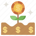 bank, business, dollar, growth, money, nature, plant
