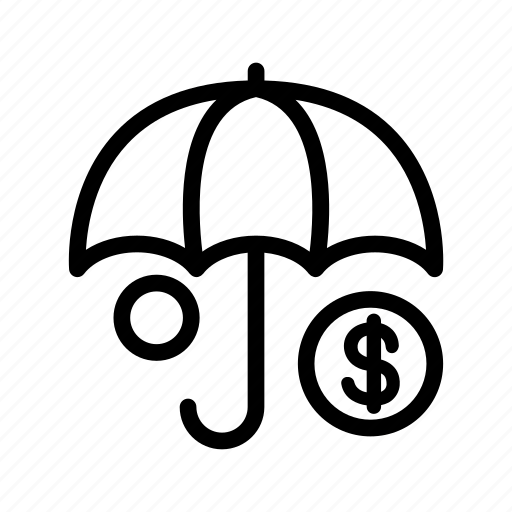 Saving, money, umbrella, protection, insurance icon - Download on Iconfinder