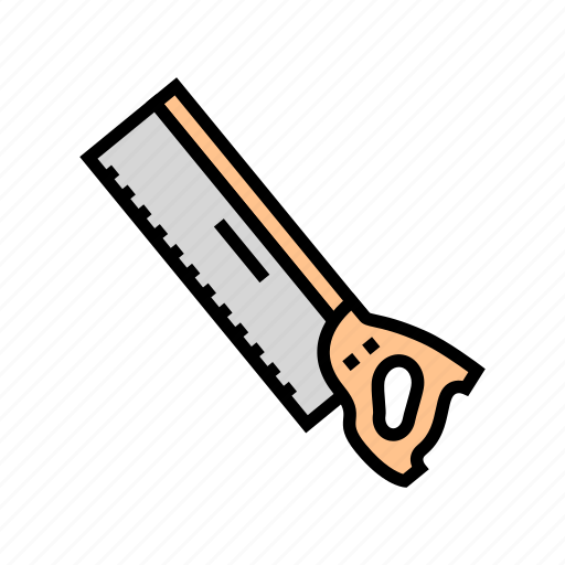 Back, hand, saw, wood, construction, tool icon - Download on Iconfinder