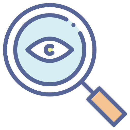 Spy, eye, magnifying, detective, view, big, brother icon - Free download