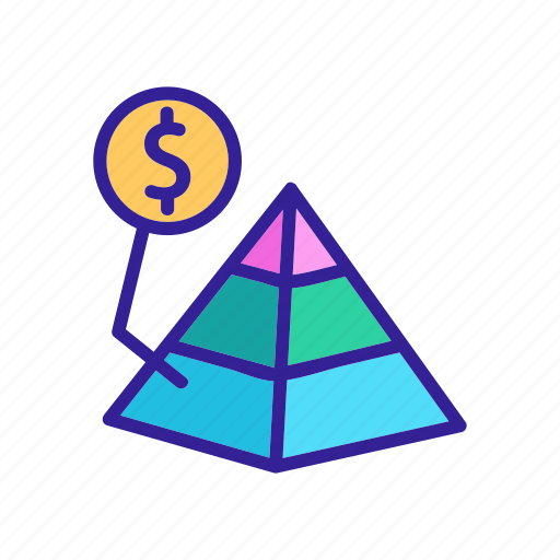 Criminal, finance, folder, internet, money, pyramid, scam icon - Download on Iconfinder