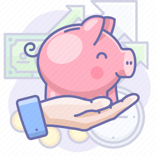 Bank, hand, piggy, safe icon - Download on Iconfinder