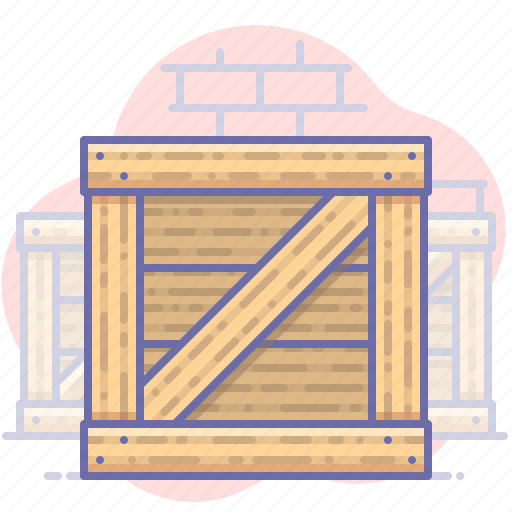 Warehouse, wooden, box icon - Download on Iconfinder
