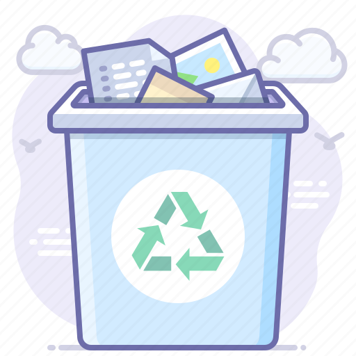 Bin, documents, recycle icon - Download on Iconfinder
