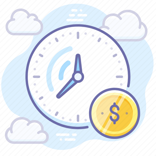 Time, money, cost, time is money icon - Download on Iconfinder