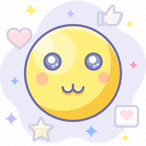 Emoji, kawaii, cute, love, like icon - Download on Iconfinder
