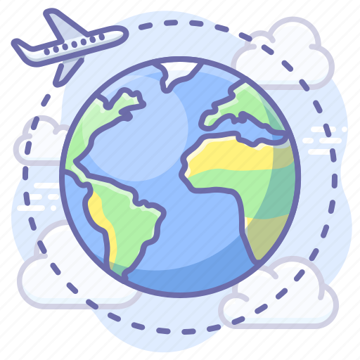 Delivery, flight, global, worldwide icon - Download on Iconfinder