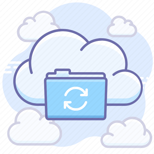 Cloud, folder, storage, sync icon - Download on Iconfinder