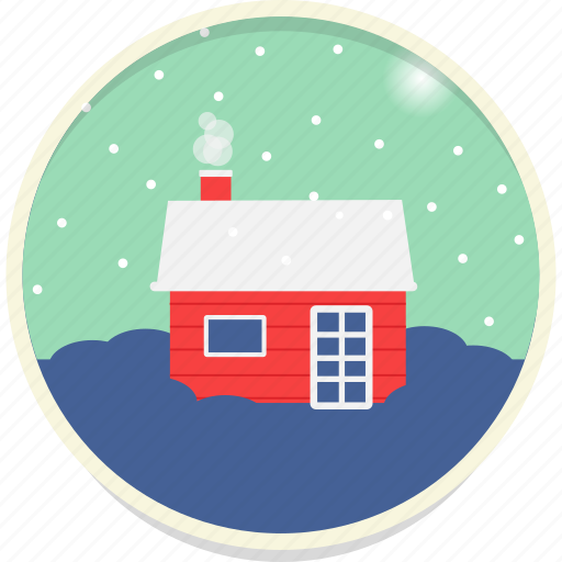 Chimney, cottage, snowfall, winter, hygge, cabin, christmas icon - Download on Iconfinder