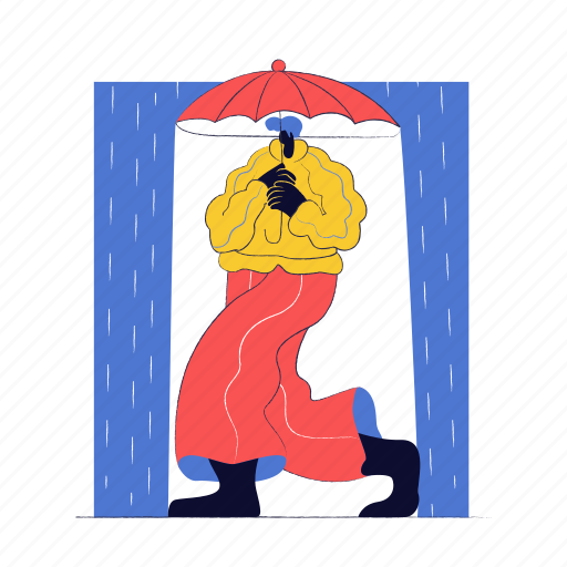 Weather, security, umbrella, protection, rain, insurance, forecast illustration - Download on Iconfinder