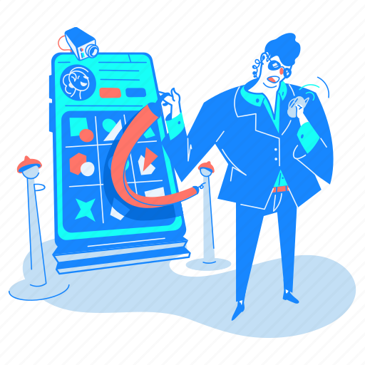 Vip, surveillance, secuirty, profile, account illustration - Download on Iconfinder