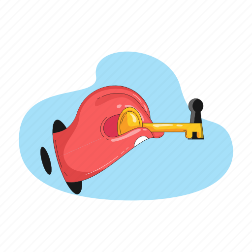 Accounts, log, in, key, privacy, protection, lock illustration - Download on Iconfinder