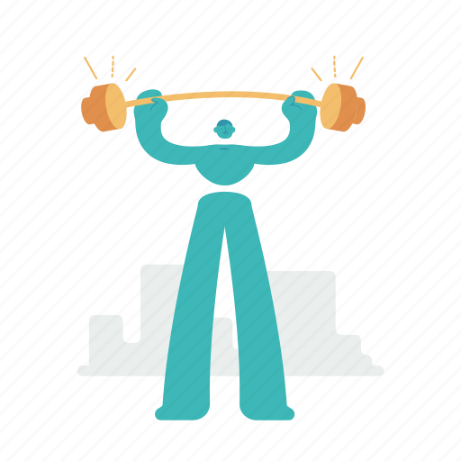 Sports, gym, workout, exercise, weights, fitness illustration - Download on Iconfinder