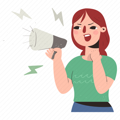Culture, marketing, protest, announce, speech, speak, megaphone illustration - Download on Iconfinder