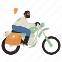 transportation, delivery, bike, motorbike, motorcycle, man, deliver, express, shipping 