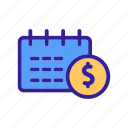 business, calendar, contour, finance, money, schedule