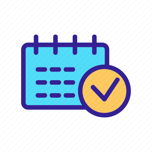 Business, calendar, contour, schedule, web icon - Download on Iconfinder