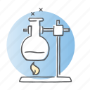 chemistry, experiment, flask, lab