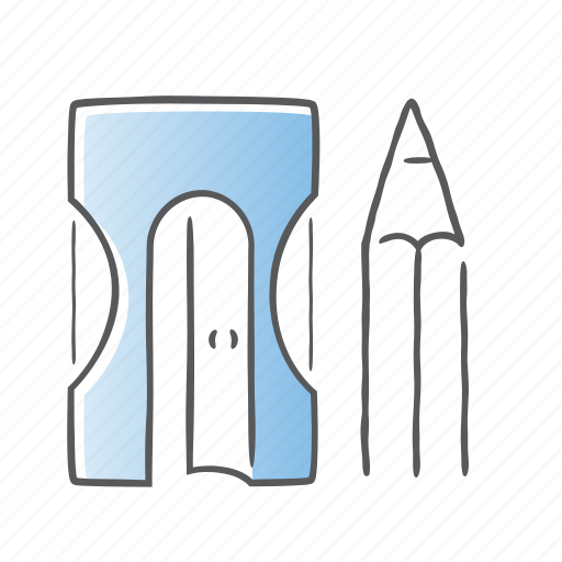 Pencil, sharpener, draw, pen icon - Download on Iconfinder