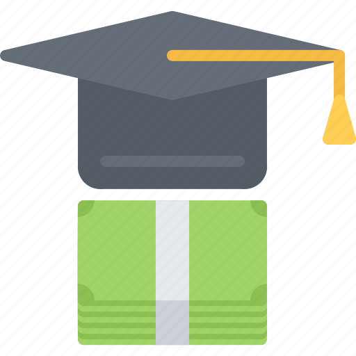 Cap, lesson, money, payment, school, student, university icon - Download on Iconfinder