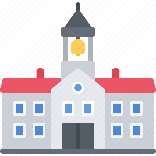 Bell, building, lesson, school, student, university icon - Download on Iconfinder