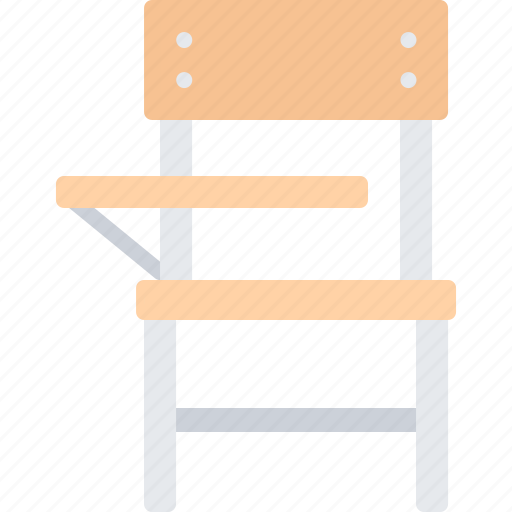 Chair, desk, lesson, school, student, university icon - Download on Iconfinder