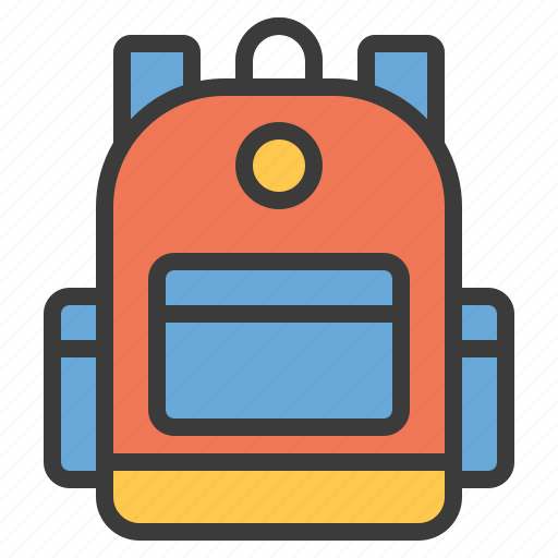 Backpack, bag, school, student icon - Download on Iconfinder