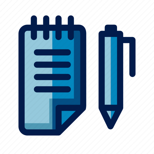 Ballpoint, book, education, note, school icon - Download on Iconfinder