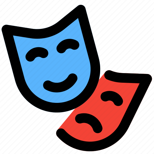 Education, drama, school, activity, masks icon - Download on Iconfinder