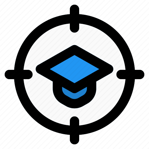 Target, studies, learn, knowledge, graduation icon - Download on Iconfinder