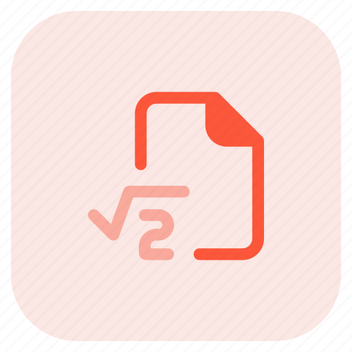 Math, exam, school, square root, learn, academic, knowledge icon - Download on Iconfinder